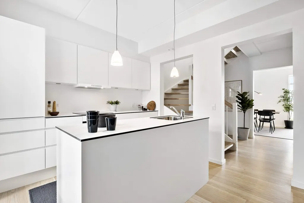 Cucina - Apartment with Private Terrace in Aalborg SV