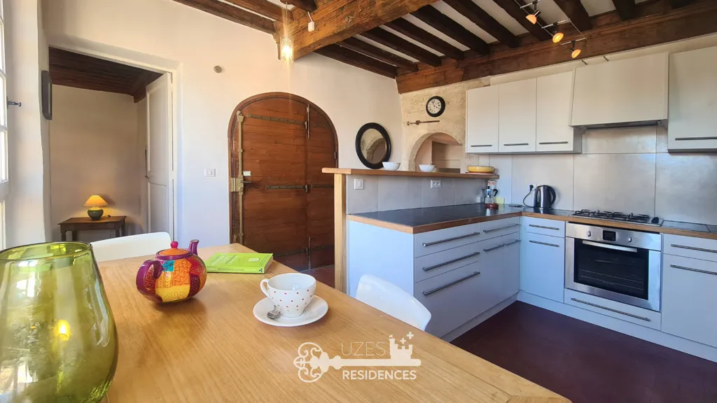 Cucina - Character Apartment in Uzès Historic Centre