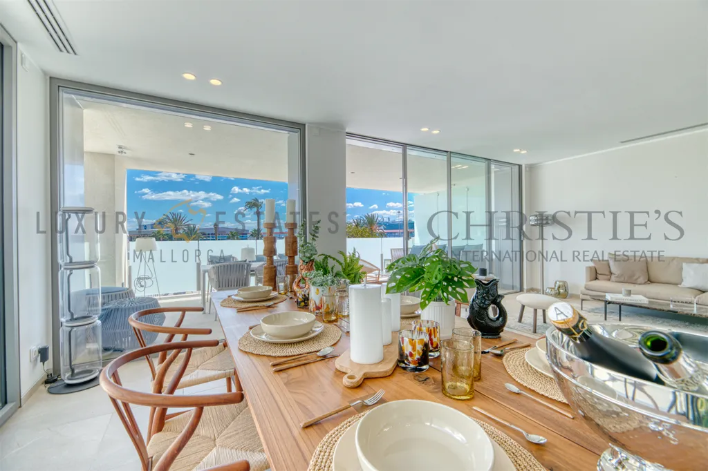 Salle à manger - Luxury Duplex Penthouse with Pool at Palma Harbor