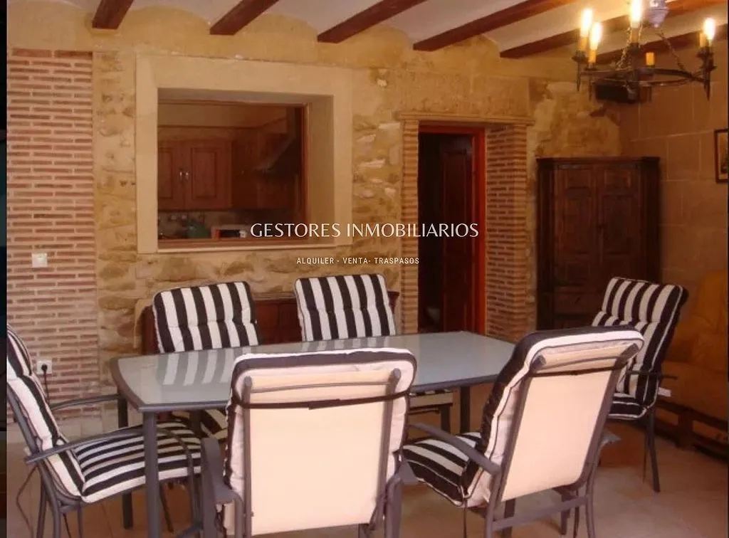 Dining Room - Rural House with Pool in Palomar