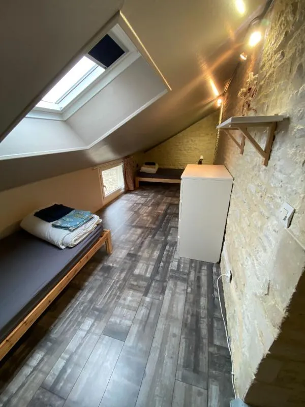 Bedrooms - Authentic Stone House in Colombiers-sur-Seulles