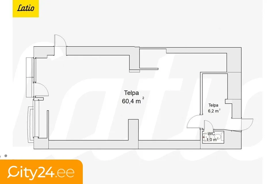 Plan - Local commercial à Rīga