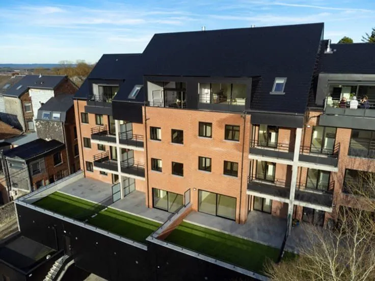 Õhuvaade - Condominium with Terrace near Marche-en-Famenne