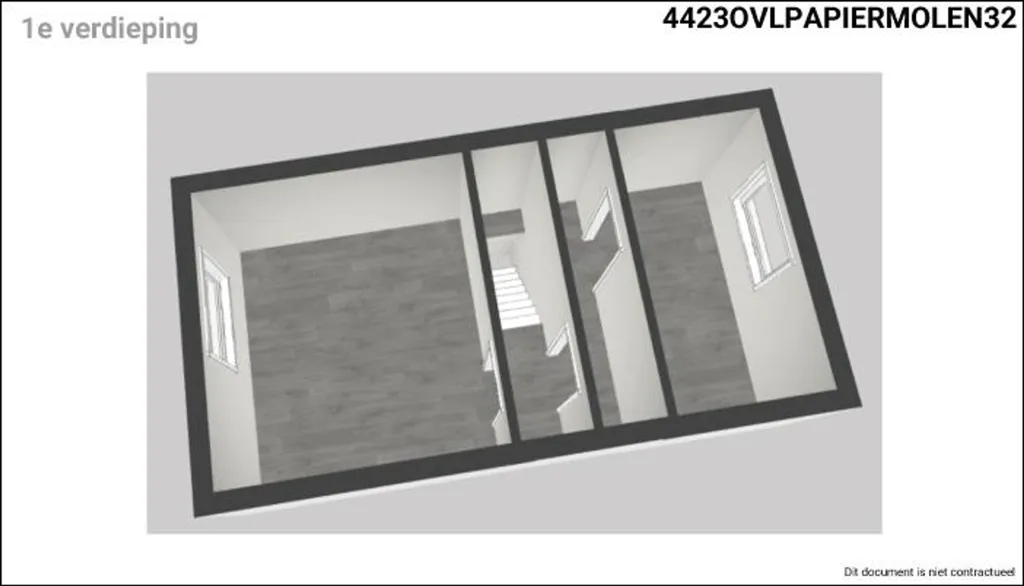 Plan - Maison à Rénover avec 4 Chambres à Geraardsbergen