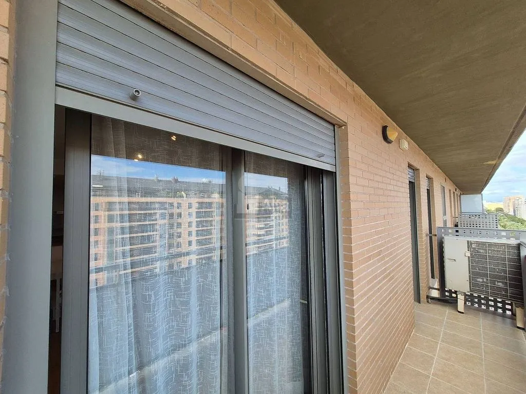 Balcony - 1-Bed Flat with Garden on Avenida Francia