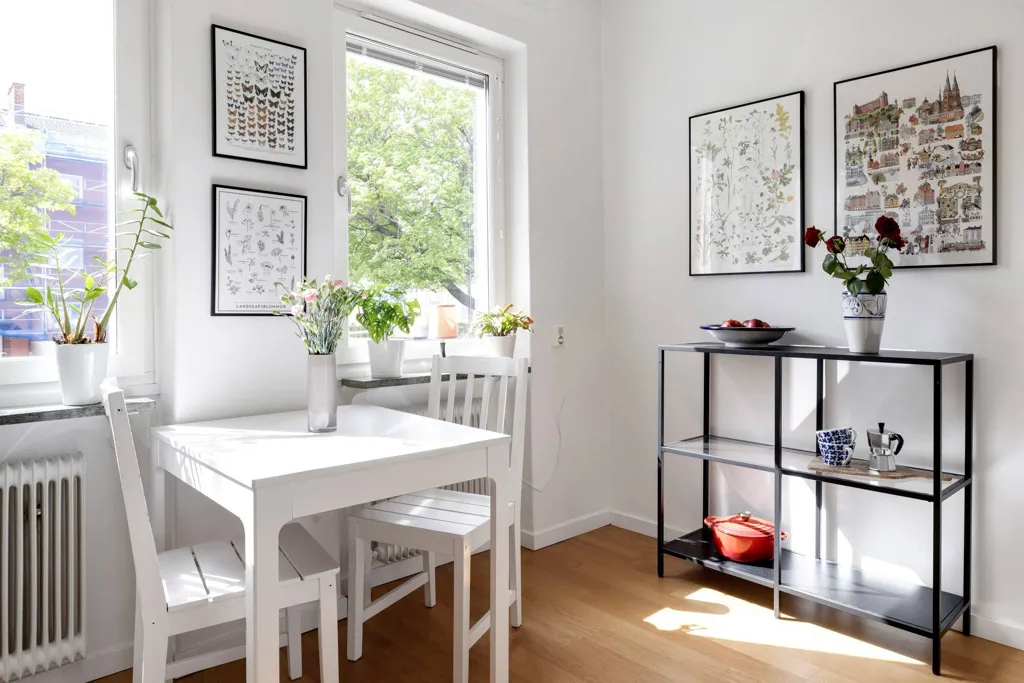 Salle à manger - Charming One-Bedroom Flat with Balcony in Uppsala