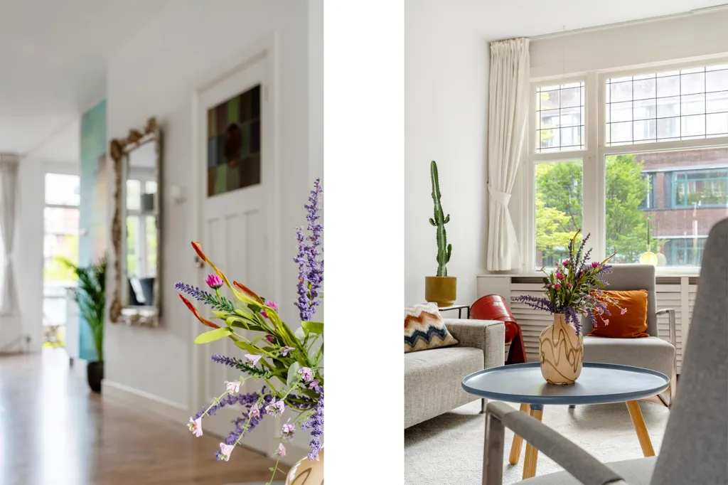 Living Room - Galerie Flat with Balcony in Blijdorp