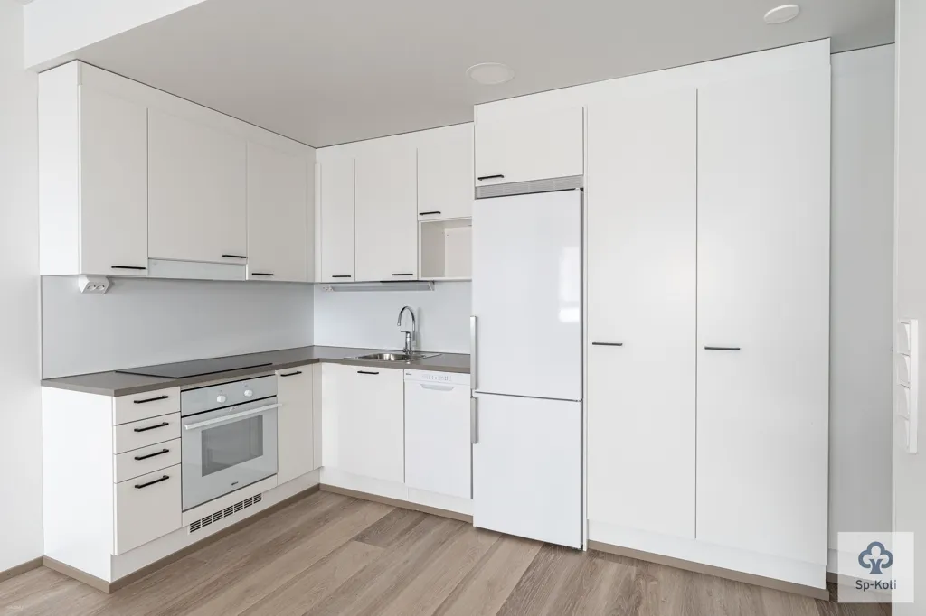 Köök - Modern Flat with Balcony in Kangasala Centre