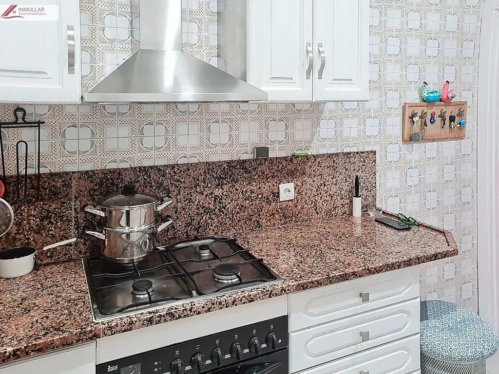 Cuisine - Penthouse with Balcony in Les Roquetes Centre