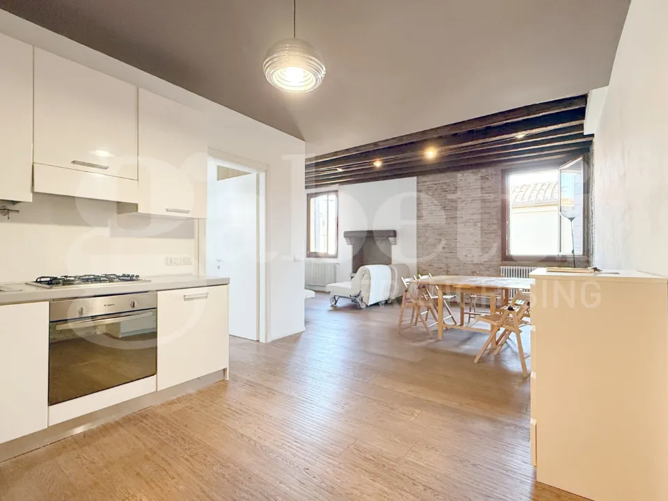 Cucina - Historic Apartment with Brickwork in Padua