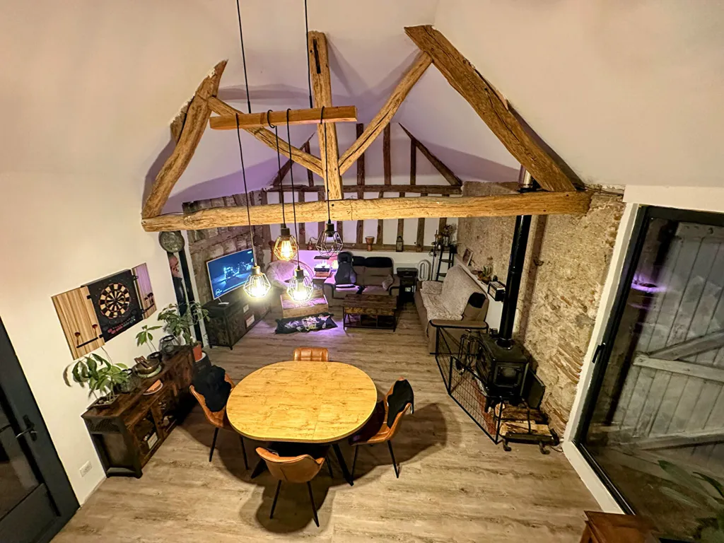 Séjour - Maison de Charme avec Jardin à Sandillon