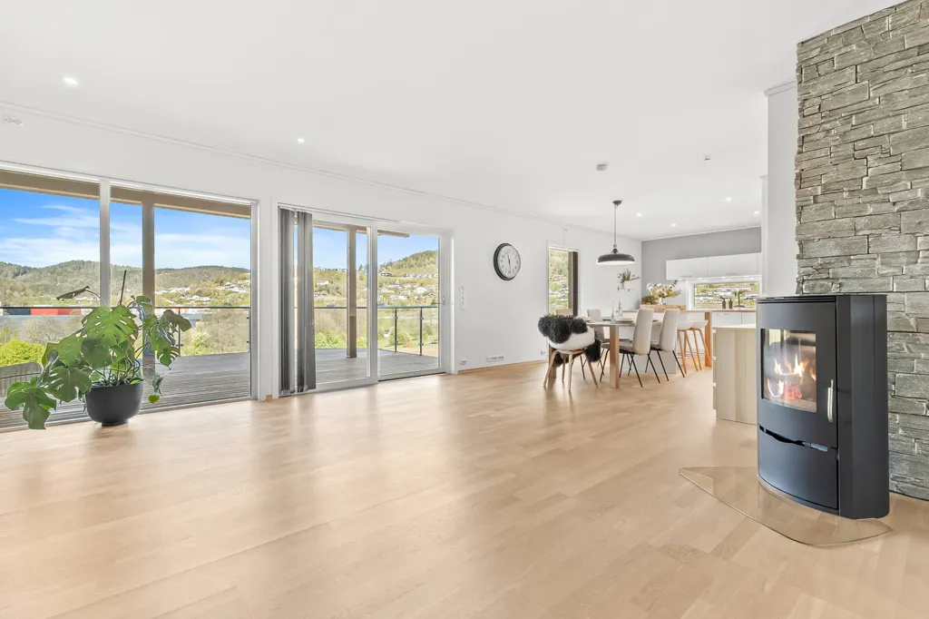 Soggiorno - Modern Apartment with Terrace in Lyngdal