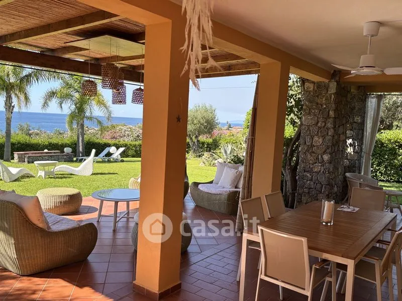 Terrasse - Villa with Sea View and Pool in Diamante