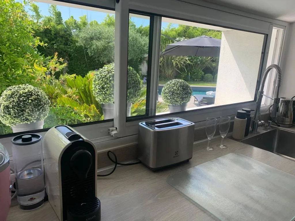 Köök - Contemporary Villa with Pool in Les Sables-d'Olonne