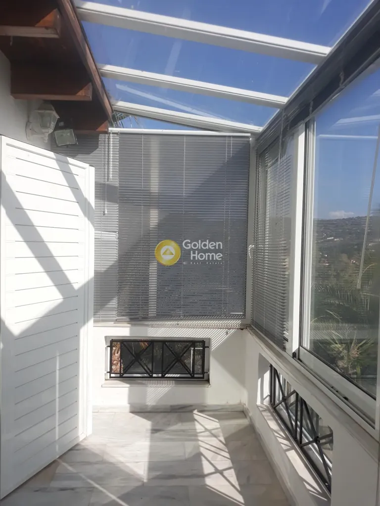 Terrasse - Villa with Sea View in Koropi