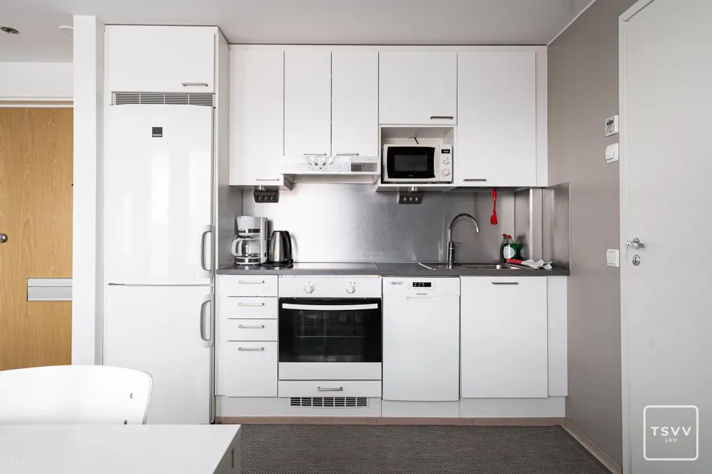 Cuisine - Bright Studio with Balcony in Turku City Centre