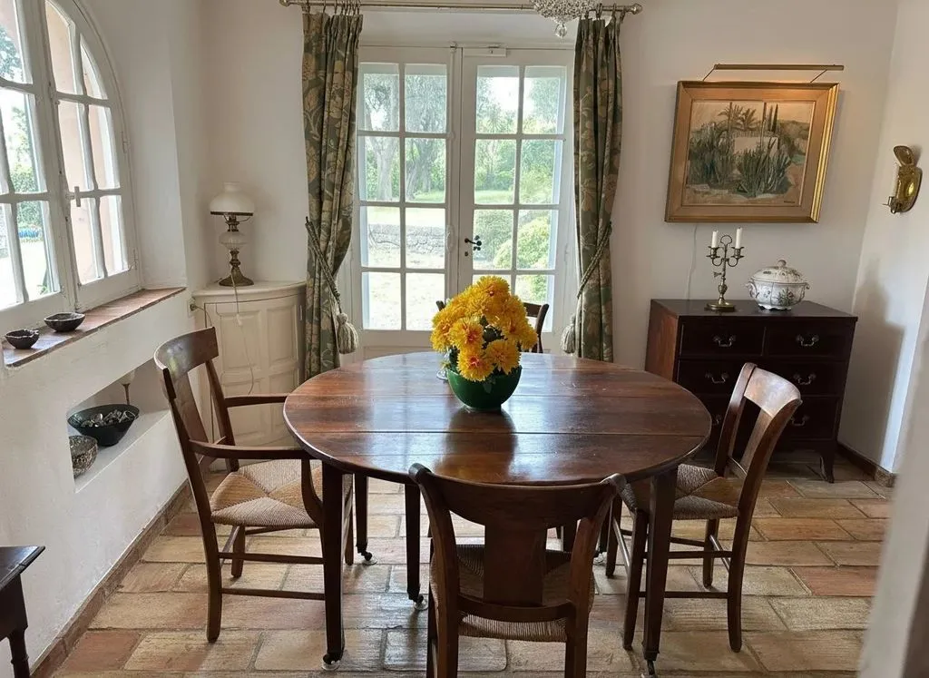 Dining Room - Provençal House with Pool in Grasse