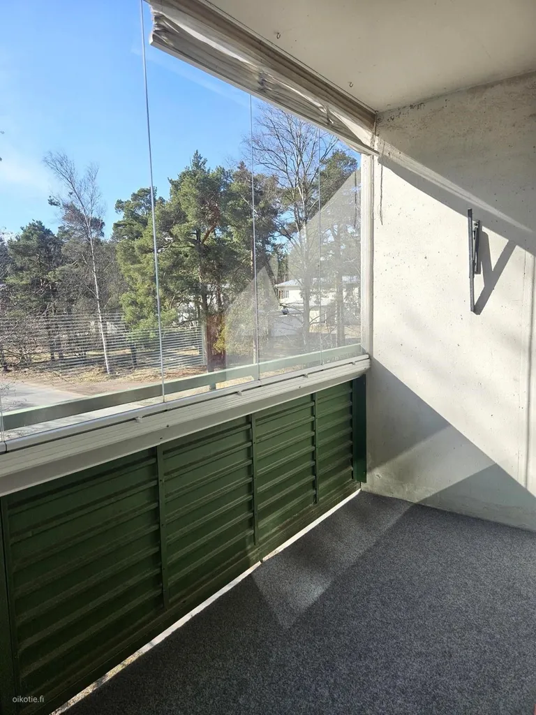 Balcony - Fully Renovated Flat with City Centre Proximity in Rauma