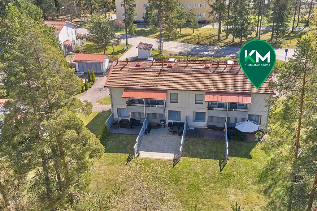 Õhuvaade - Two-Bedroom Apartment with Sauna in Lohja