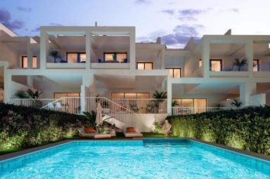 Piscine - Terraced House with Sea Views in Manilva