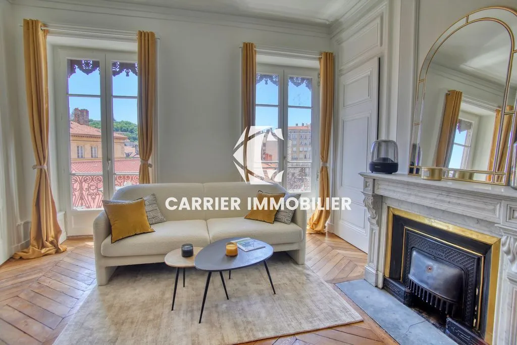 Soggiorno - 1-Bedroom Flat with Fireplaces in Lyon