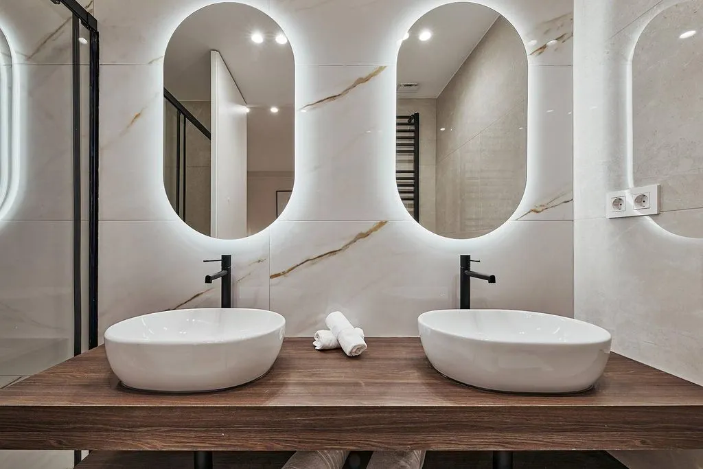 Salles de bain - Renovated Apartment with City View in Madrid