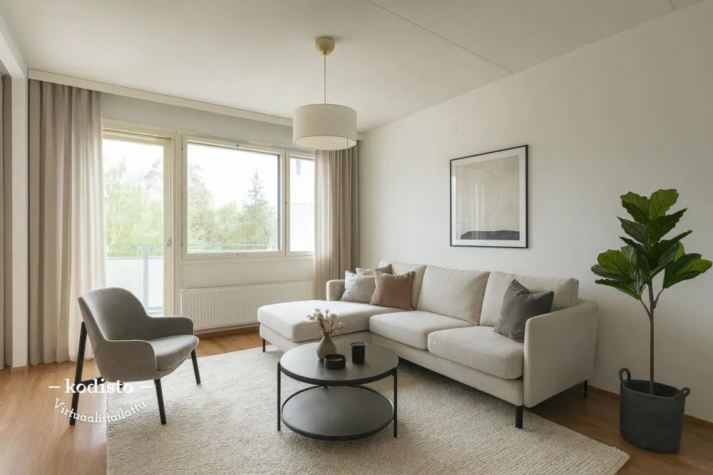 Elutuba - Apartment with Private Sauna in Leppävaara, Espoo