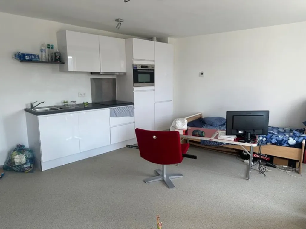 Cucina - Fully Renovated Studio with Park View in Leuven