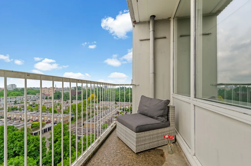 Balcon - Apartment with City View on Dommeringdreef, Utrecht