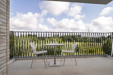 Balcone - Parking with Garden View in Anderlecht