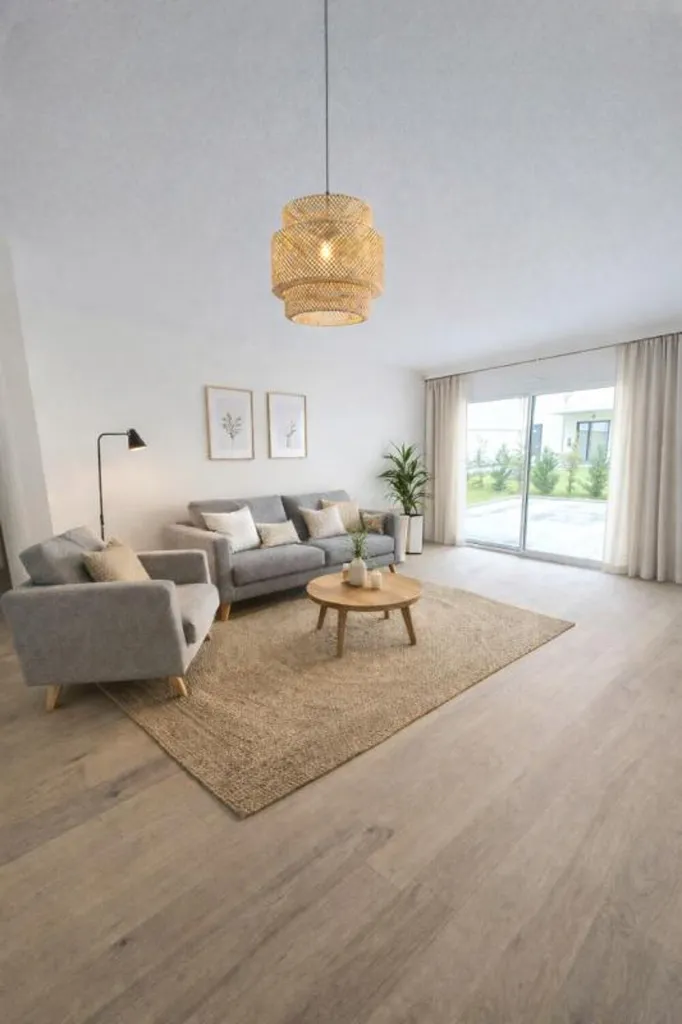 Living Room - 5-Piece Apartment with Garden in Chartres
