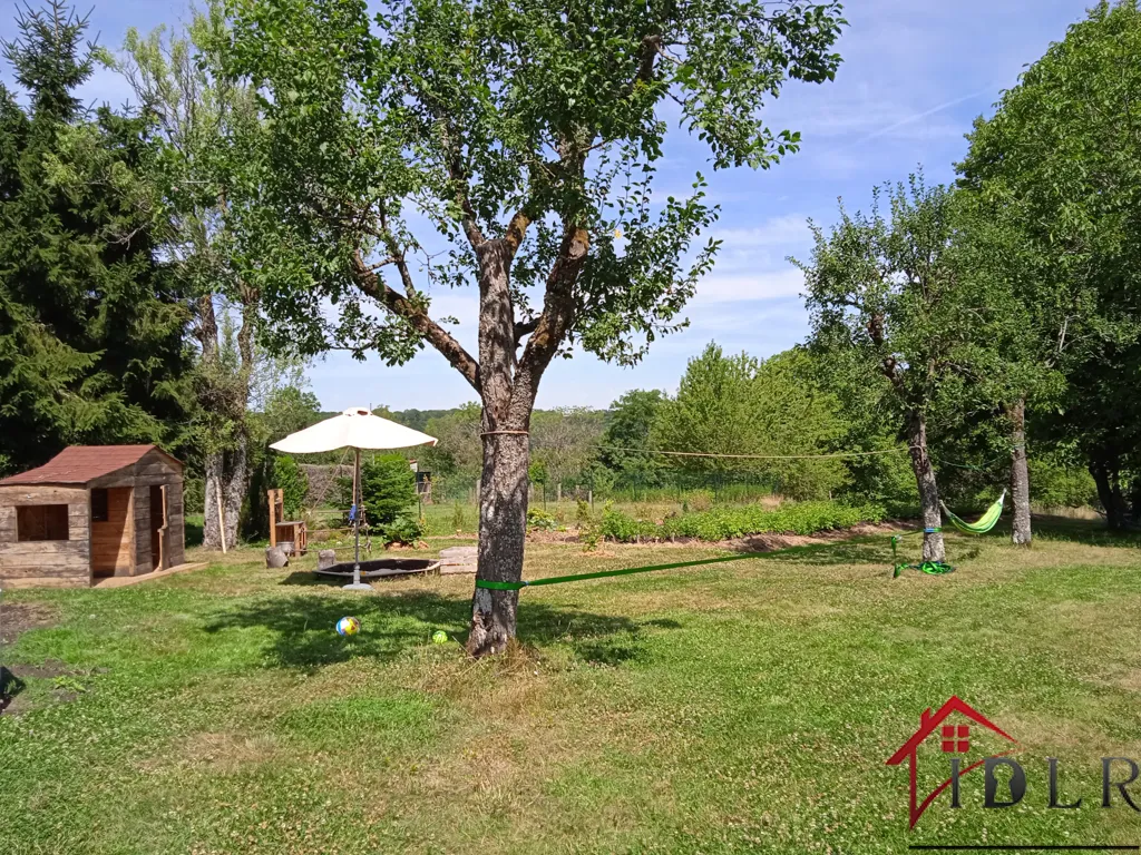 Garden - Charming Property with Two Homes near Bourbonne-les-Bains