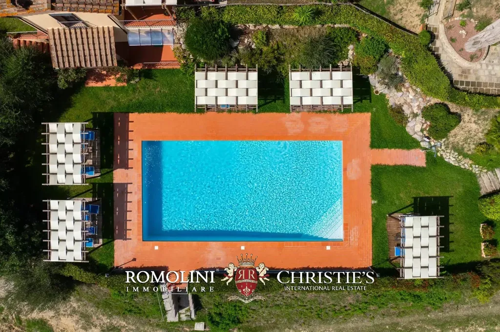 Vue aérienne - Villa with Pool and Vineyard in Certaldo, Tuscany