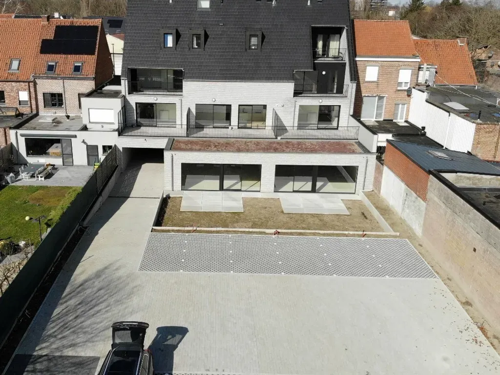 Aerial - Apartment with Two Terraces in Kuurne