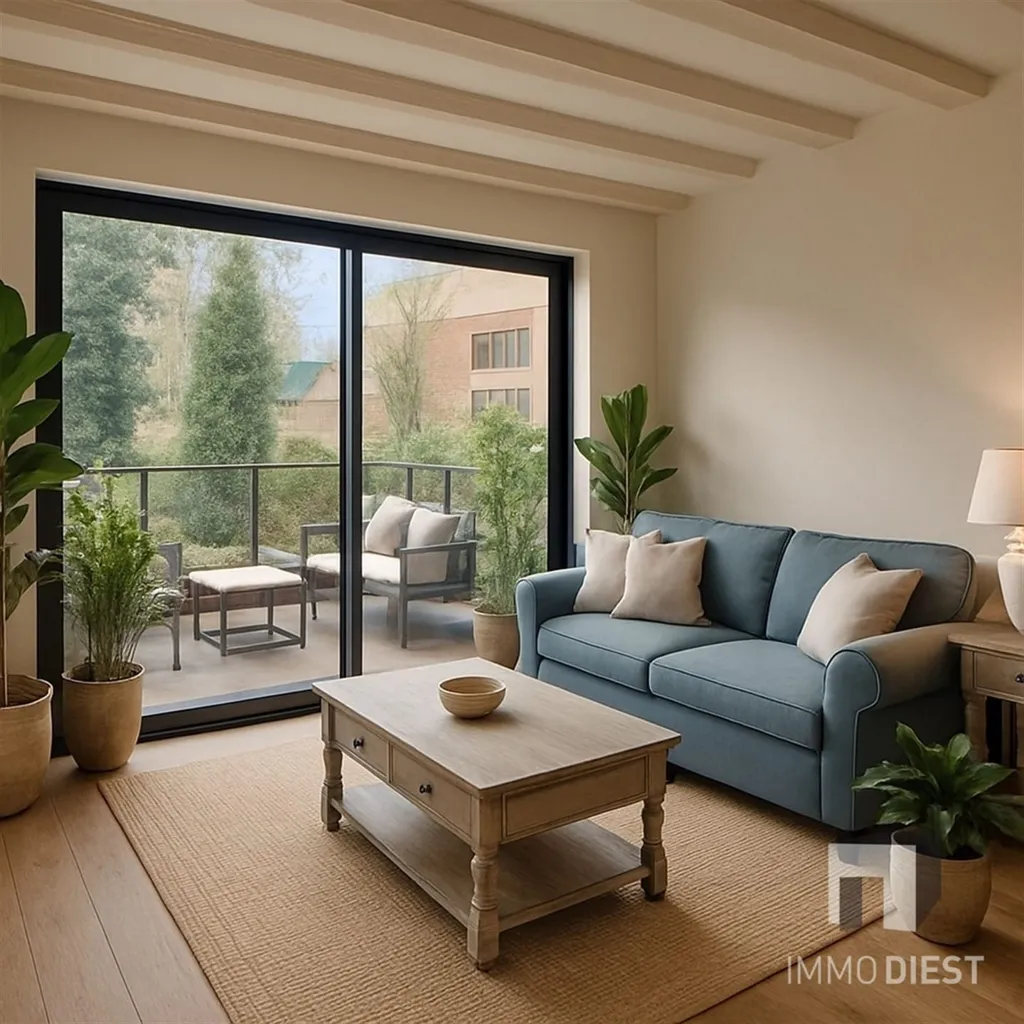Living Room - Renovated Flat with Terrace in Diest