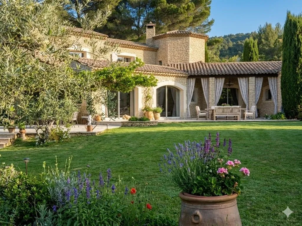 Exterior - Luxury House with Pool in Les Baux de Provence