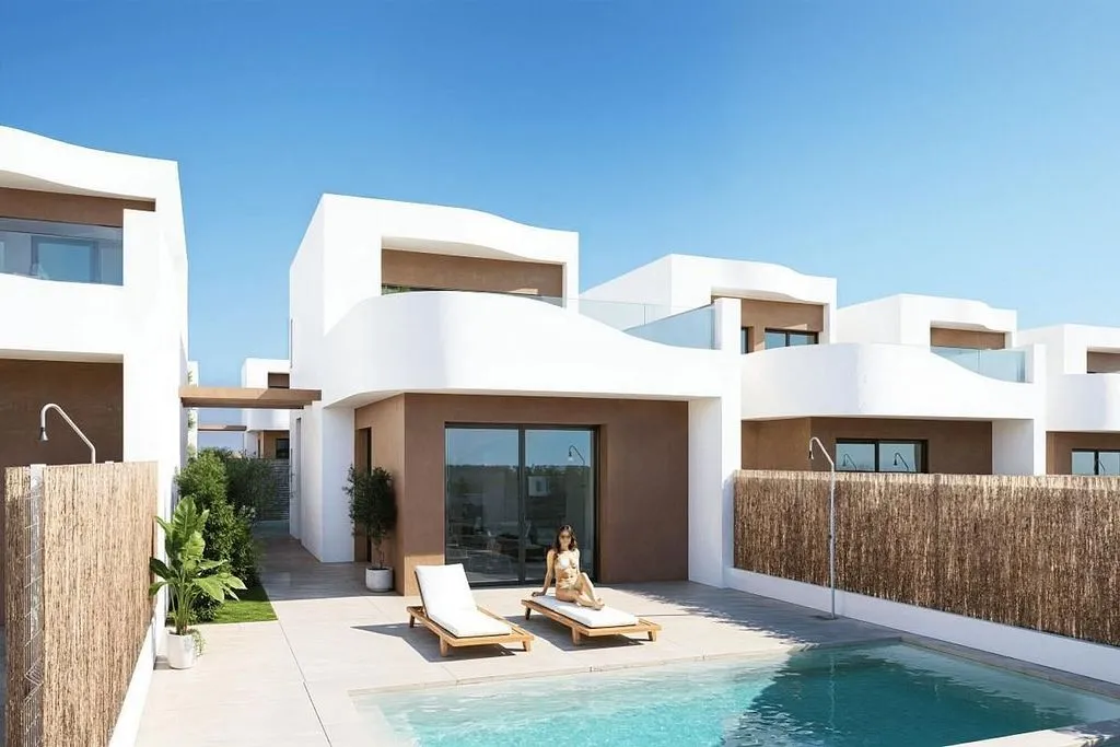 Piscine - Semi-detached Villa with Pool in Los Montesinos