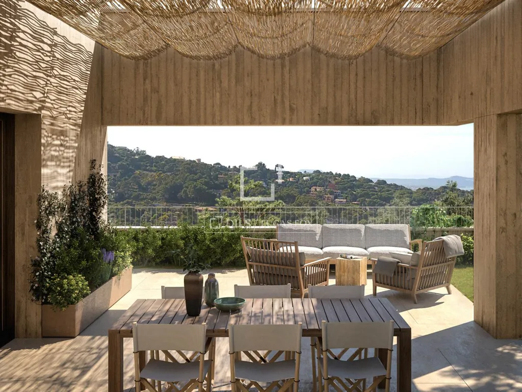 Terrass - New-Build House with Sea View in Sa Riera