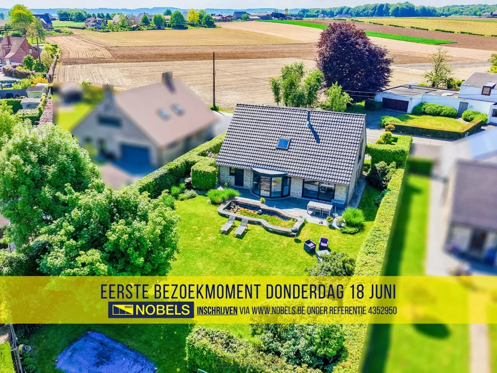 Õhuvaade - Instapklare Villa with Garage in Wortegem