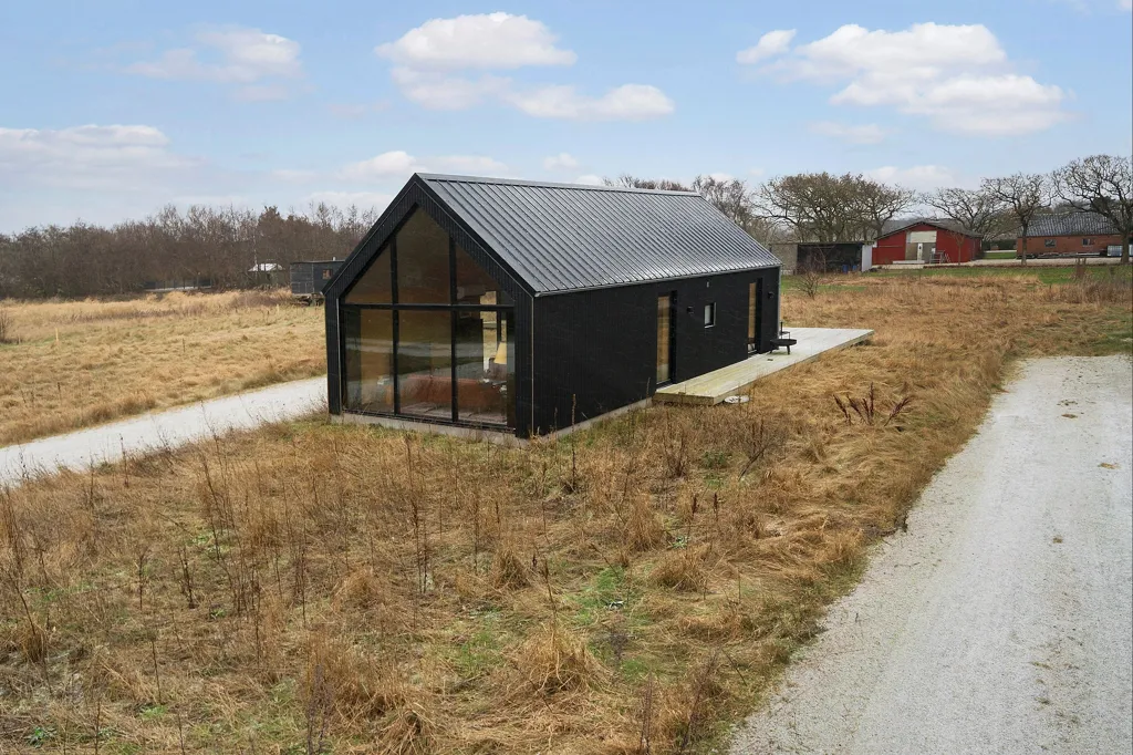 Vue aérienne - Maison 2 pièces à Lemvig