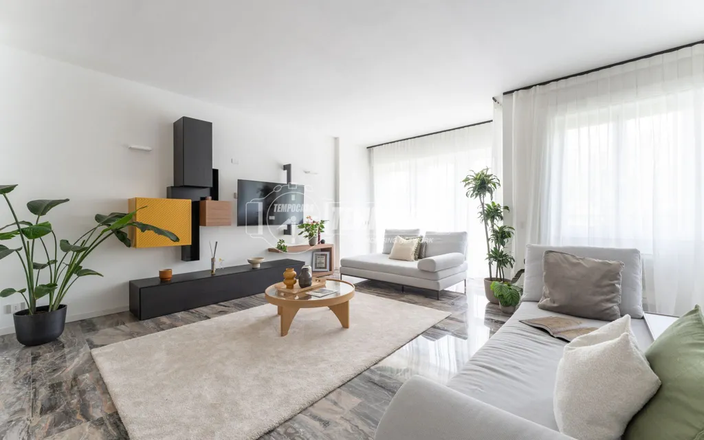 Séjour - Rustic-Style Apartment with Balcony in Milan