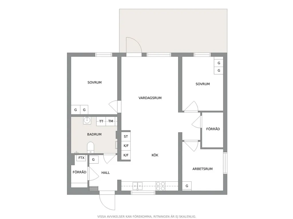 Planimetria - Modern Penthouse with Balcony in Visby
