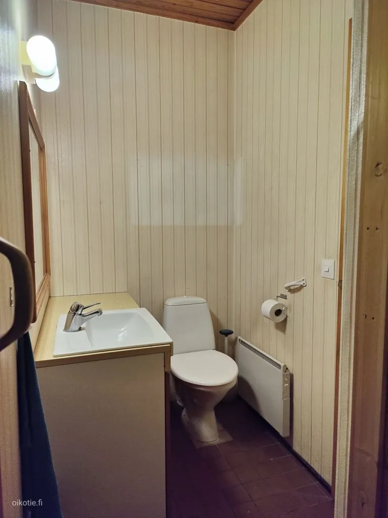 Salles de bain - Spacious Apartment with Sauna in Kuusankoski