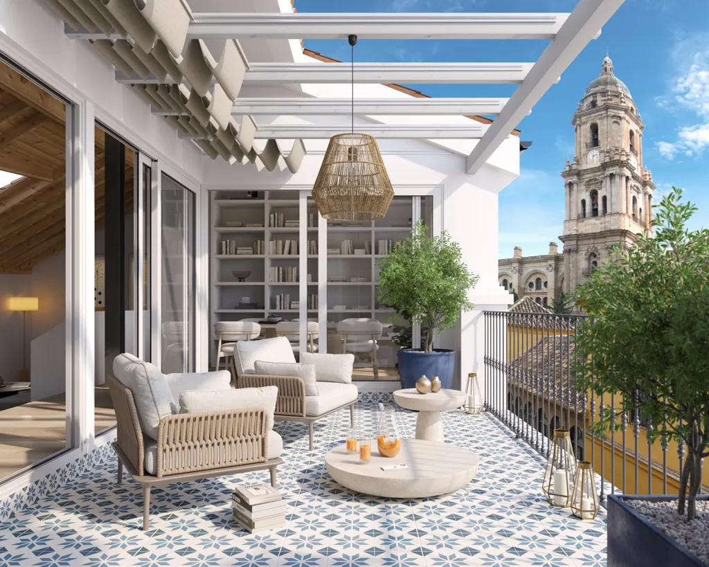 Terrasse - Luxury Apartment with Terrace in Málaga