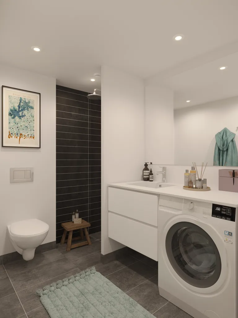 Bagni - Modern Flat with Large Windows in Copenhagen S