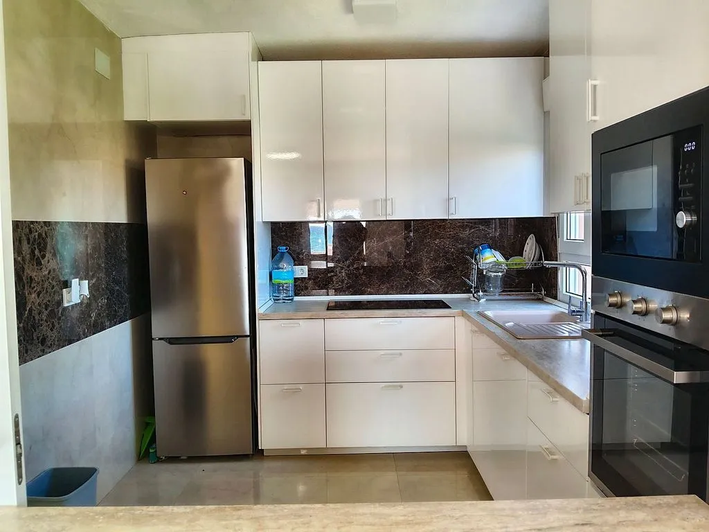 Kitchen - Chalet with Pool and Sea View in La Manga