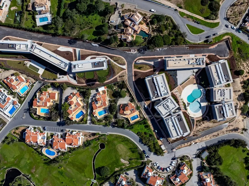 Aerial - Luxury Apartment with Beach Proximity in Lagoa