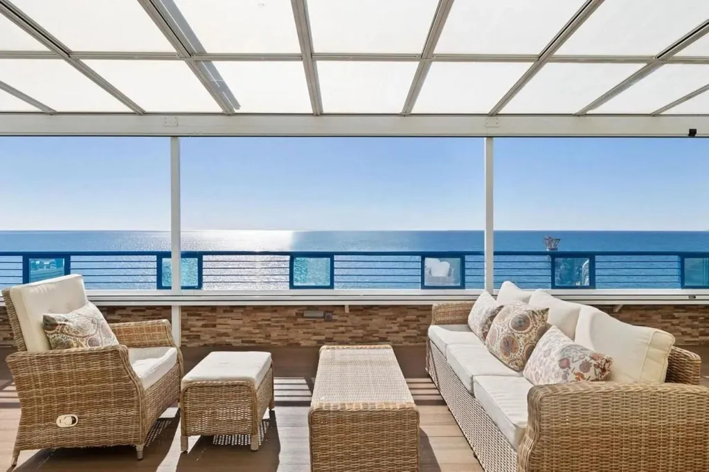 Terrasse - Penthouse with Sea View in Marbella