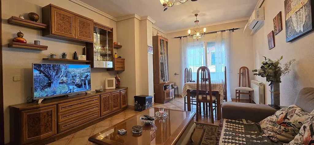 Living Room - Apartment with Pool and Terrace in Mijares