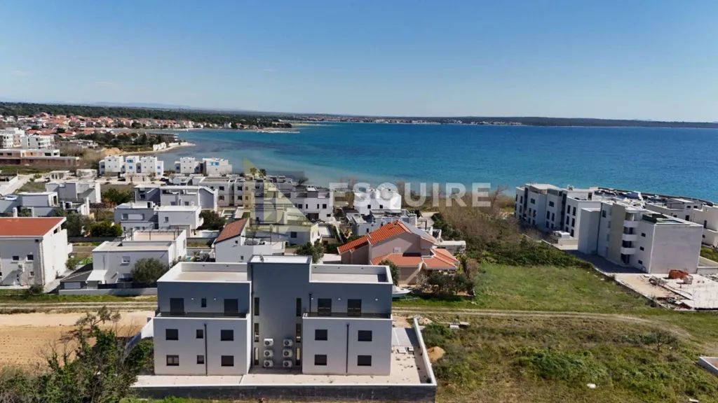 Vue aérienne - Penthouse with Sea View in Privlaka
